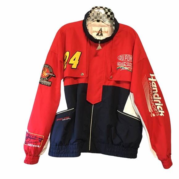 RARE VTG 1995 Jeff Gordon Racing Jacket Nascar Speed Zone XL HTF - Picture 5 of 16